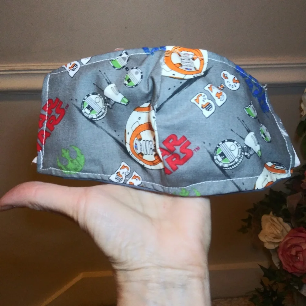 3/$18 Handmade Kid's Star Wars Themed Face Mask